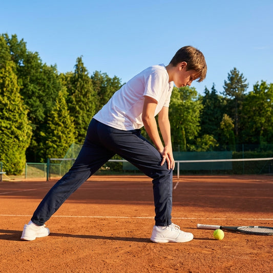 Junior tracksuit bottoms in 5 sizes made from 100% polyester