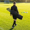 Black hockey stick bag with water resistant PU lining - product detail