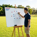 150cm x 120cm magnetic whiteboard with aluminium frame