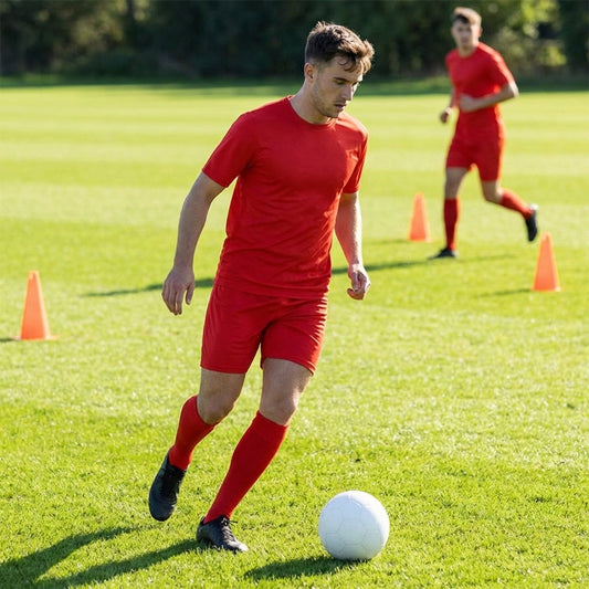 Men's football shirt available in six sizes, lightweight polyester - product detail