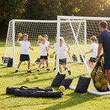 Handball goal set with foam balls for school sports