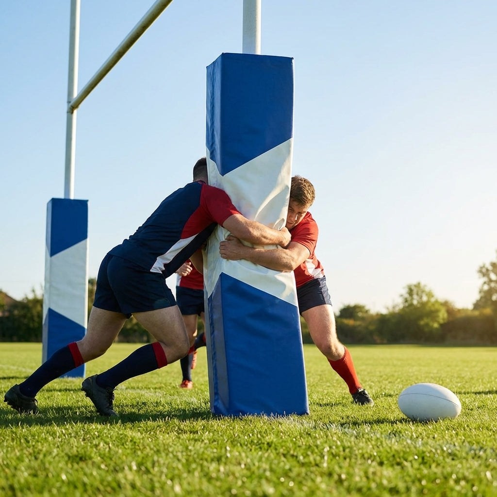 Customisable Rugby Post Protectors with PVC and Foam Core - product detail