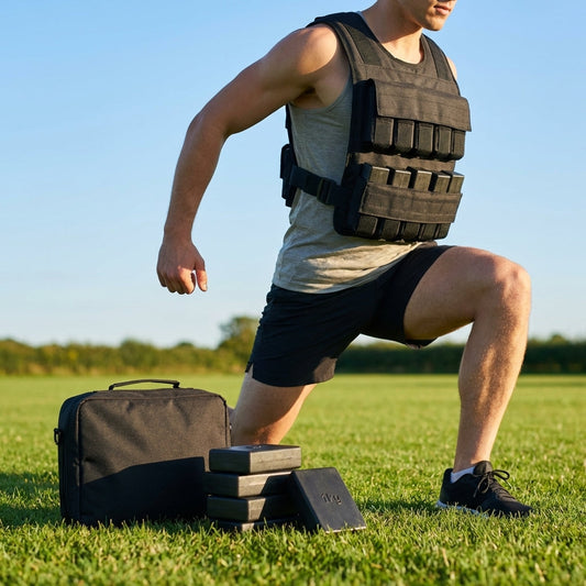Weighted training vest made of durable nylon for fitness and running - product detail