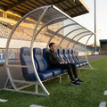 Luxury stadium seats with customisable marine vinyl and rustproof steel frame