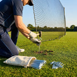 Ultra heavy-duty steel cricket net pegs for outdoor use - product detail