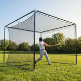 Baseball Batting Cage Net with Galvanized Steel Connectors