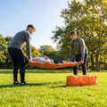 High-visibility orange spinal board for medical rescue