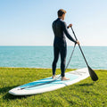 SUP Paddle Board Leash coiled TPU cord with ankle strap