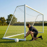 12 x 6ft steel football goal for outdoor use