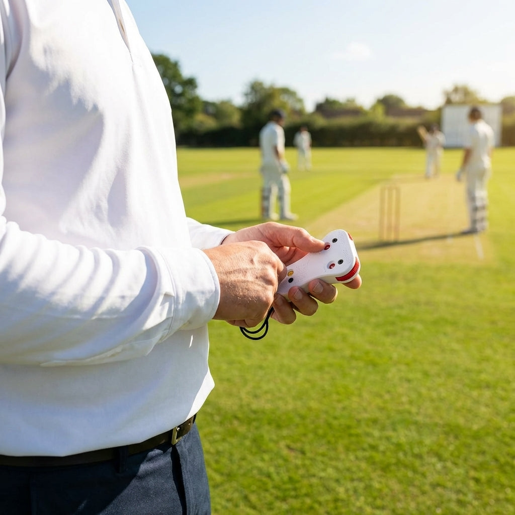 Cricket umpire counter in black made of durable plastic