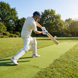 Green cricket matting for garden and club use