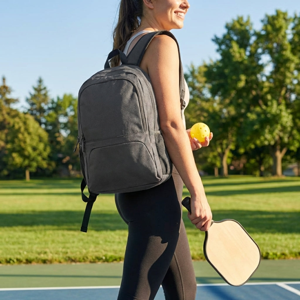 Pickleball Player Backpack with spacious compartments