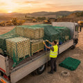 Heavy duty truck net made from 3mm twine for secure cargo transport - product detail
