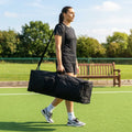 Black hockey stick bag with water resistant PU lining