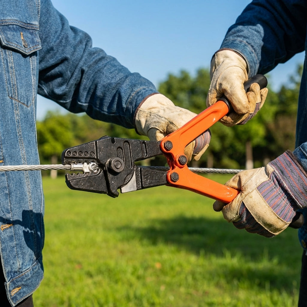 Wire Cutting and Crimping Tool 24in with Steel and Aluminium Capability