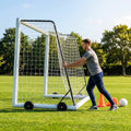 16x6ft aluminium football goal for youth matches