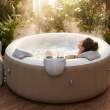 Hot Tub Comfort Set with Head Rests and Drinks Holder