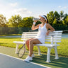Tennis Court Bench – Green – UV Treated Plastic – Indoor/Outdoor Use