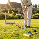 Senior Pro Croquet Set with wooden mallets and coloured balls