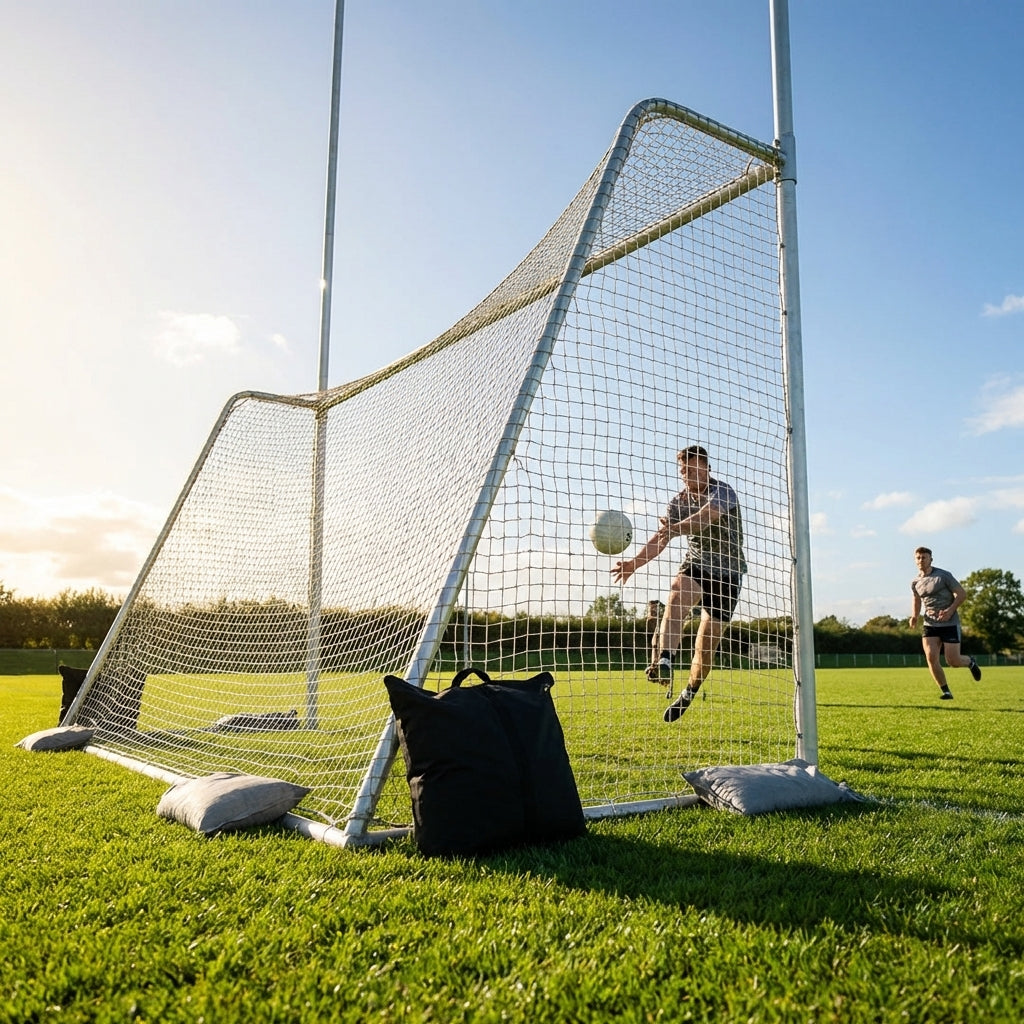 Freestanding Gaelic and Hurling Goal with Aluminium Frame - product detail