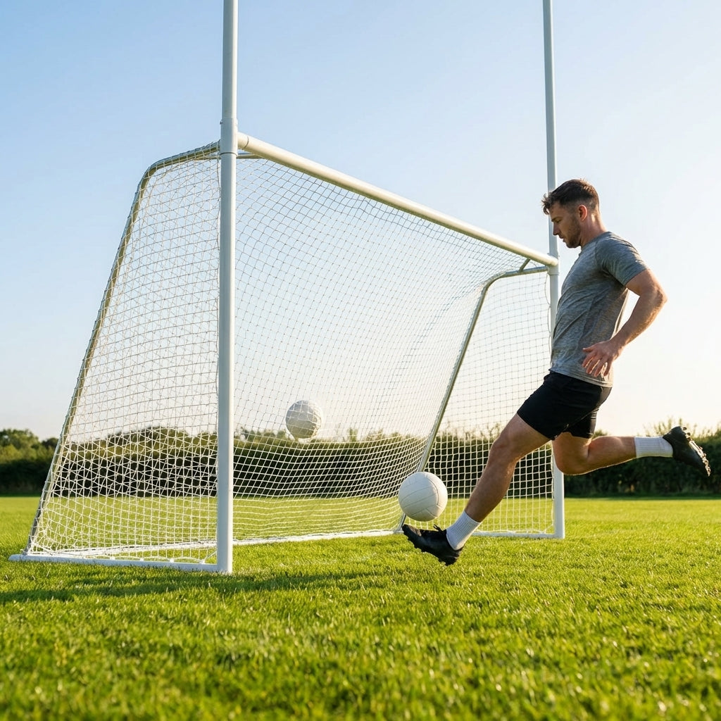 Freestanding Gaelic and Hurling Goal with Aluminium Frame