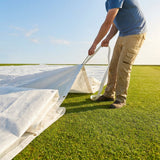 Tennis Court Covers made of lightweight plastic in white colour - product detail