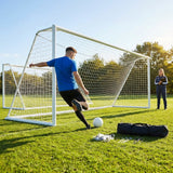 Steel football goal 24ft x 8ft for outdoor use - product detail