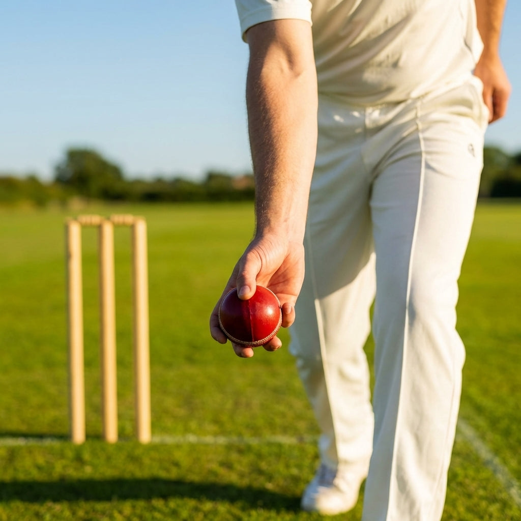 Technique Cricket Ball with raised seam and double flat-sided design