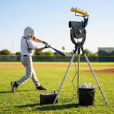 Baseball pitching machine with adjustable speed and TPE wheel - product detail