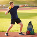 Colourful junior shot put set made from durable PVC