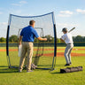 Baseball Protective Screen – 7ft x 7ft – Fibreglass & Steel – Training & Games