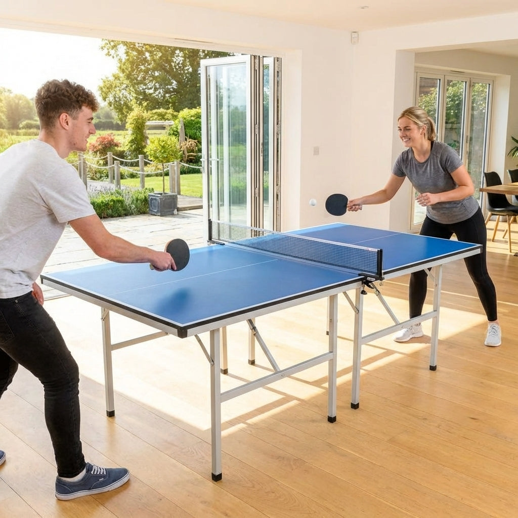 Table Tennis Table 6ft x 3ft with Aluminium Frame and MDF Top