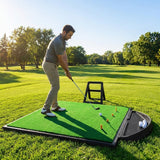Golf Hitting Mat with Artificial Turf and EVA Foam Base - product detail