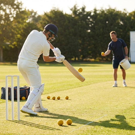 Cricket training balls set for indoor and outdoor practice
