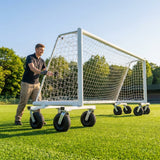 Steel Equipment Trolley with puncture-proof wheels