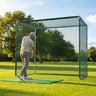 Socketed Golf Cage – 10ft Green – Galvanised Steel – Garden & Driving Range