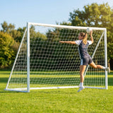 3m x 2m handball goal with PVC frame for garden and club use