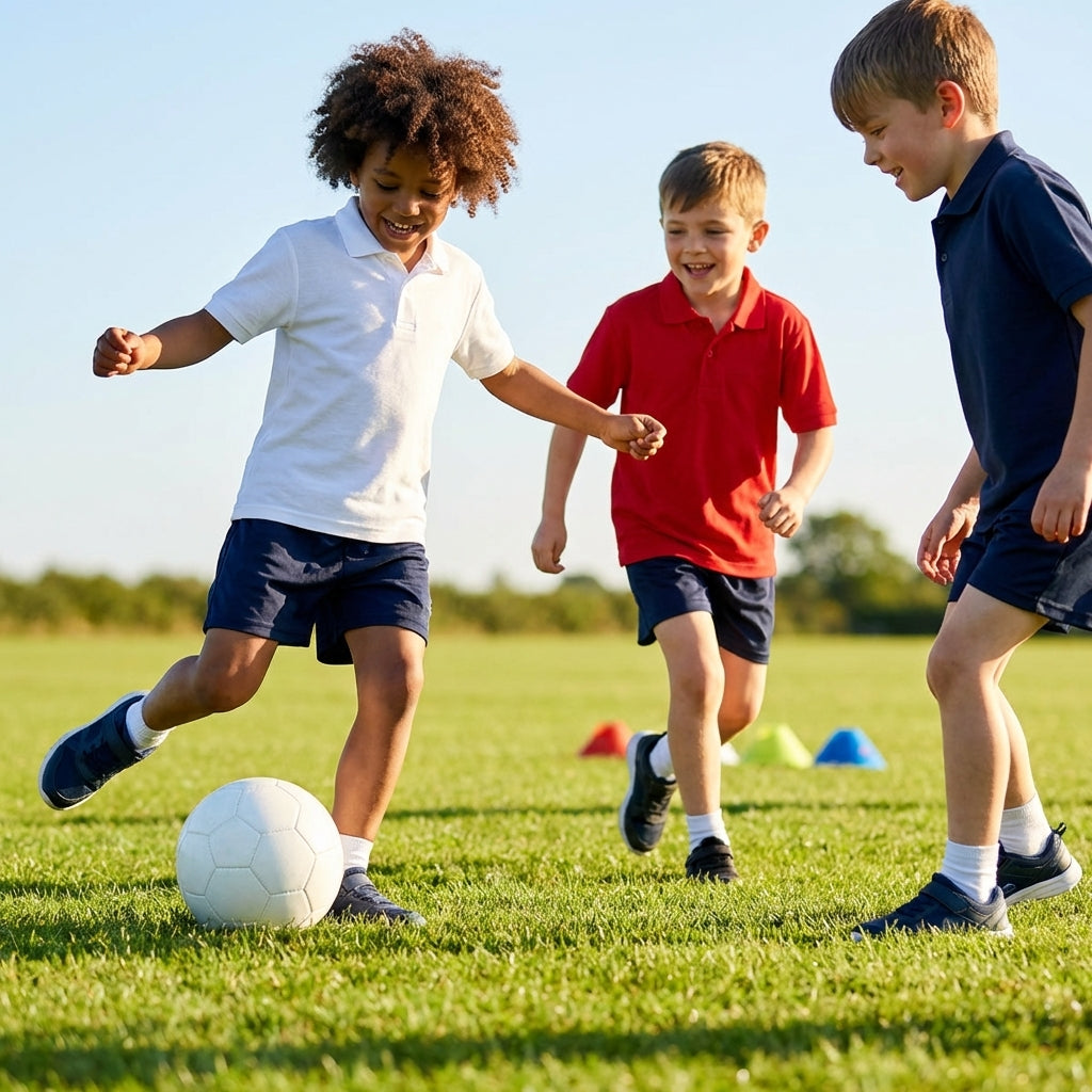 Kids' sports polo shirt in various colours for ages 5-10 - product detail