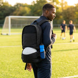 Sports Ball Backpack with 24L capacity, weatherproof design