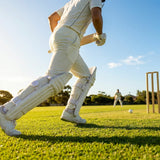 Cricket batting pads made with cotton/cane for elite players - product detail