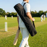 Black cricket bat bag made from durable PVC - product detail