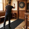 Rubber Darts Mat – Black – Heavy-Duty Rubber – Home & Club Use