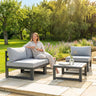 Aluminium Garden Furniture – Grey – Powder-Coated – Domestic Use