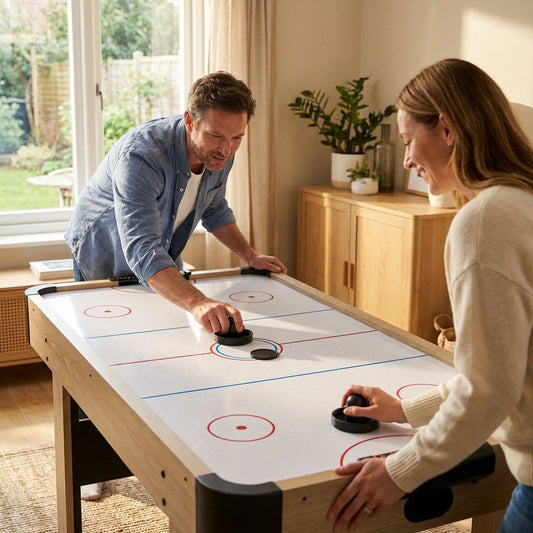 Durable air hockey pusher for game tables