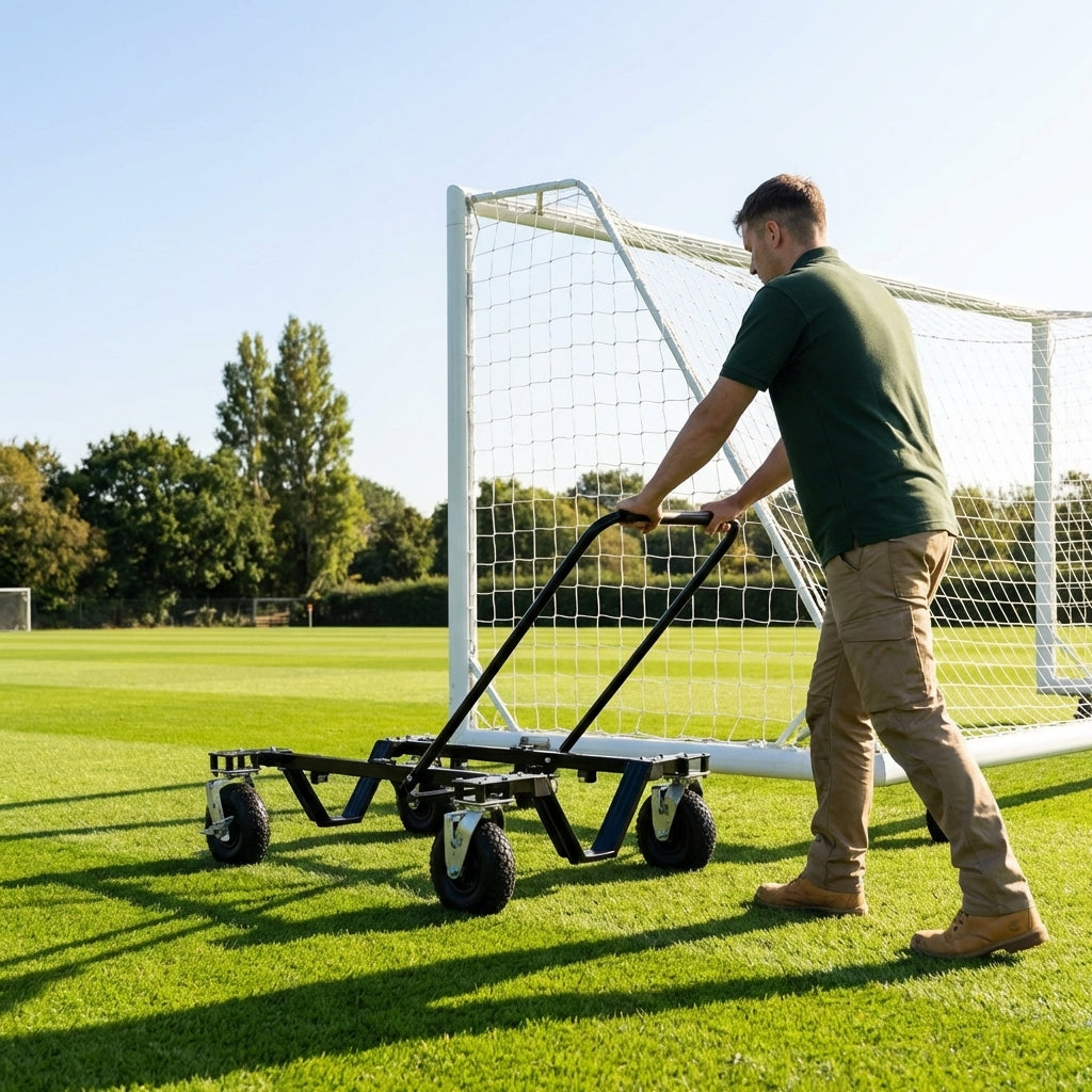 Steel Goal Trolley for sports equipment transport