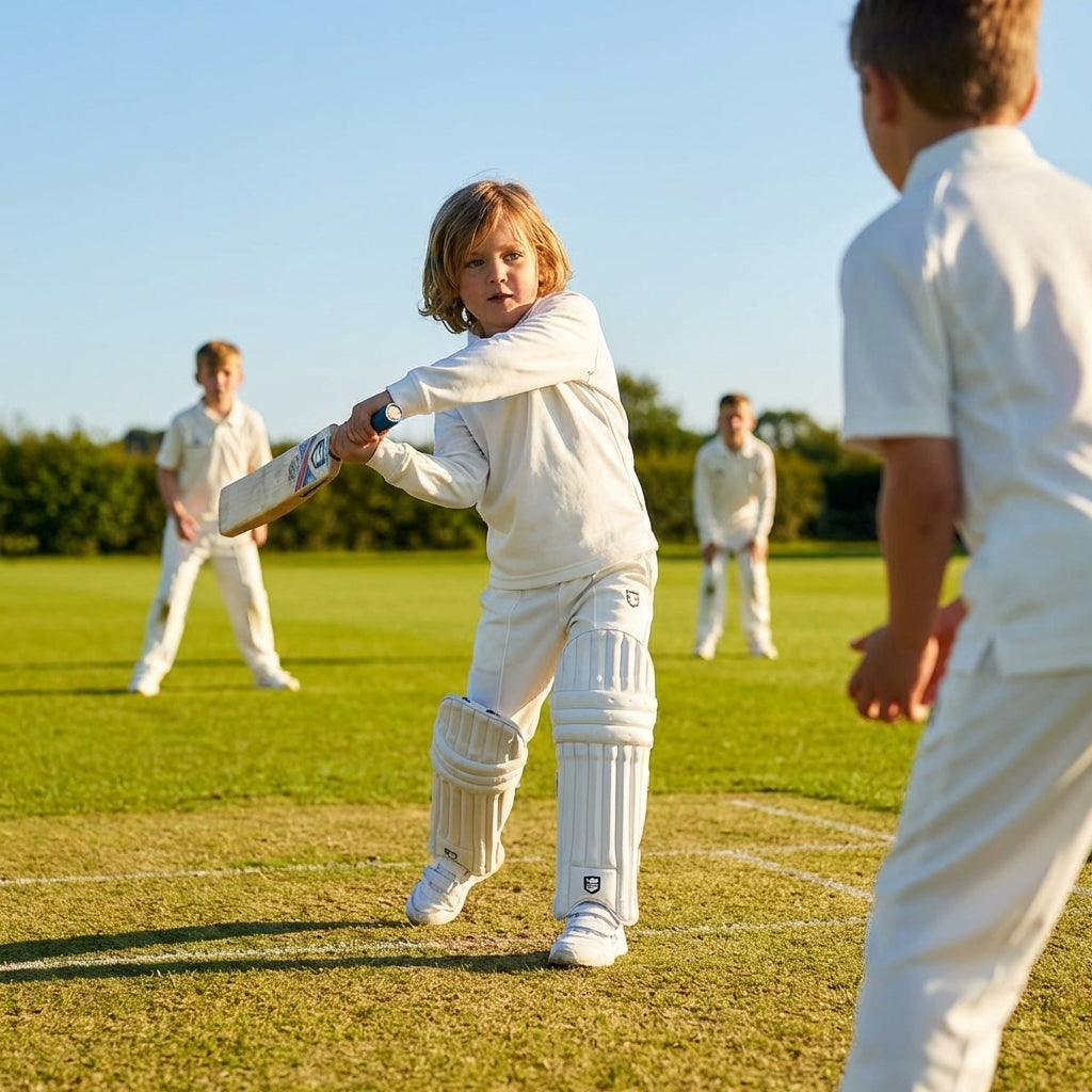 Kids Cricket Whites – Various Sizes – 100% Polyester – Matchday Apparel