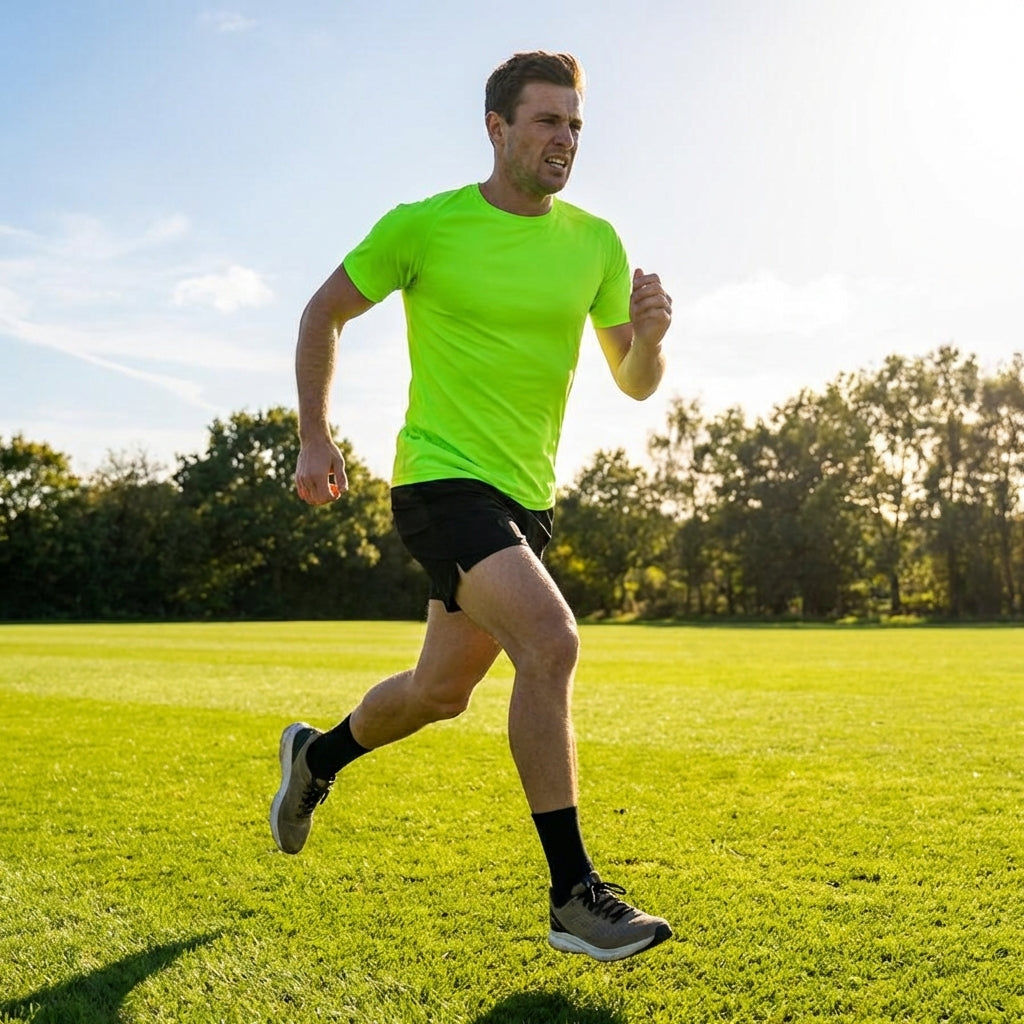 Men's base layer short sleeve top in various colours, perfect for sports