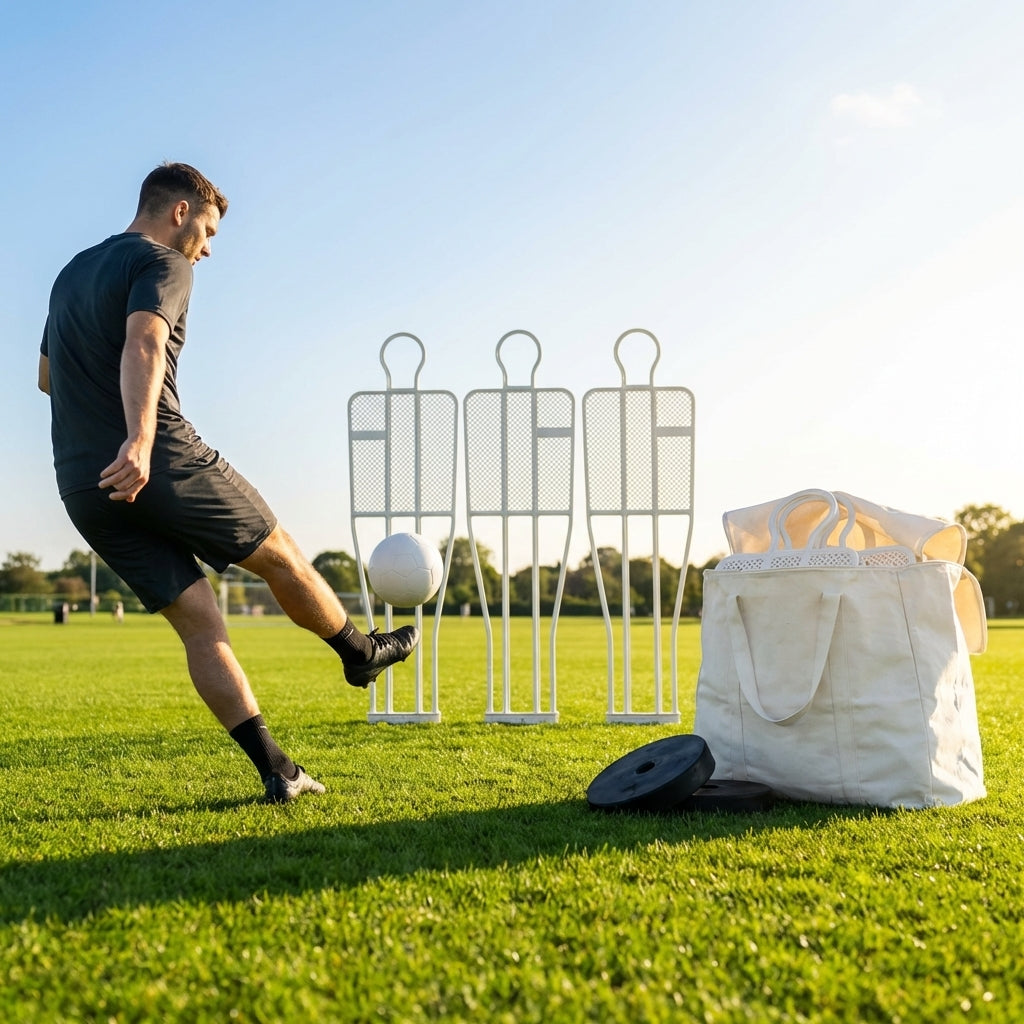 Football training mannequins made from shatterproof PVC, 6ft tall