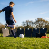 Interactive rebound boards for football training with advanced features