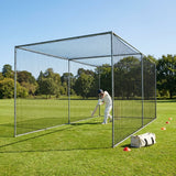 Cricket nets made from HDPE, available in various sizes for indoor and outdoor use